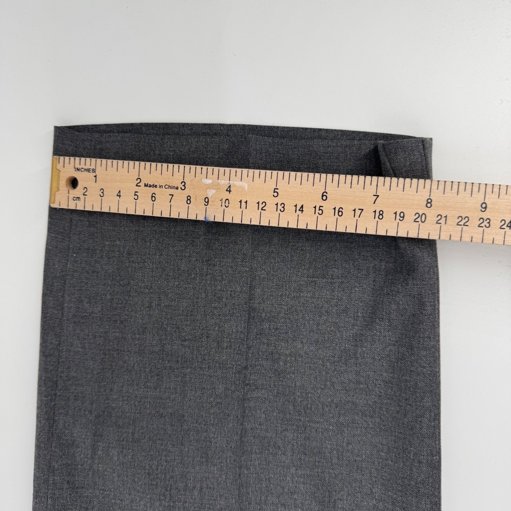 Jos A Bank Mens Grey Tailored Fit Dress Pants 42x30‎ Poly Viscose Stretch - Picture 5 of 16